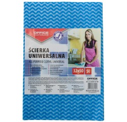 OFFICE products cloths, 32 x 50 cm, assorted colors, pack of 5 pieces
