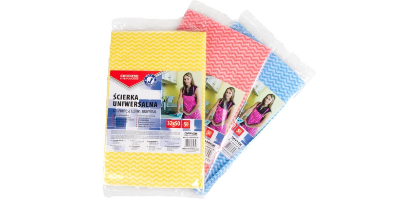 OFFICE products universele poetsdoek, 30 x 30 cm,