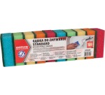 OFFICE products éponge à récurer, 4,6 x 7,4 cm, paquet de 10 pièces en couleurs assorties