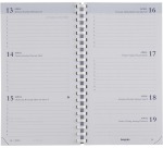 Brepols Schülerkalender Student Seta, schwarz-blau-bordeaux, 2026-2027