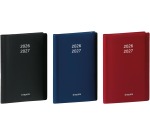 Brepols Schülerkalender Student Seta, schwarz-blau-bordeaux, 2026-2027