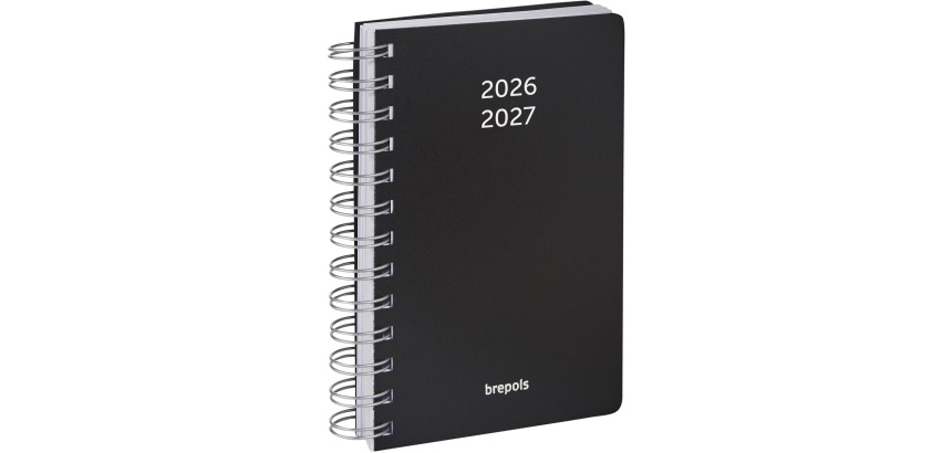Brepols Klassenbuch Wire-O, Schwarz, 2026-2027