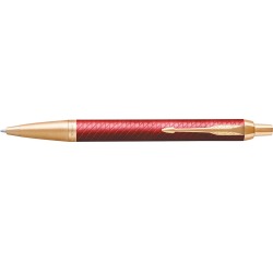 Stylo bille Parker IM Premium Deep Red GT Medium blister