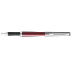 Waterman Hémisphère Coloured roller pointe fine, en boîte-cadeau, Matte red CT