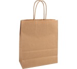 Sac en papier, ft 32 x 12 x 41 cm, brun