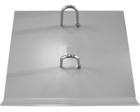 Aurora agenda- of memoblokhouder, PVC, grijs