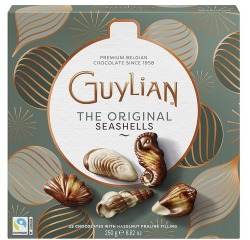 Guylian fruits de mer chocolat, édition Noël, boîte de 250 grammes