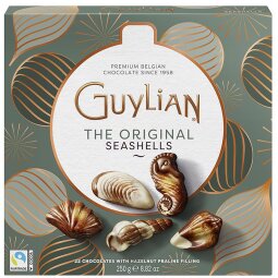 Guylian fruits de mer chocolat, édition Noël, boîte de 250 grammes