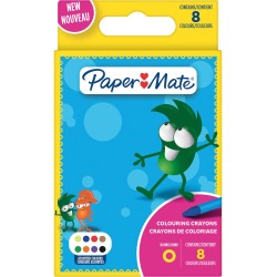 Paper Mate craie à la cire, blister de 8 pièces