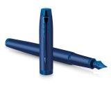 En_pluma parker im professionals monochrome blue plumin f en estuche de regalo