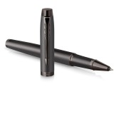 Parker IM Monochrome Titanium gelroller, fijn, giftbox