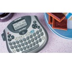 Etiqueteuse Dymo LetraTag 100T portable qwerty 12mm argent