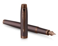 Parker IM Monochrome vulpen Bordeaux, fijn, giftbox