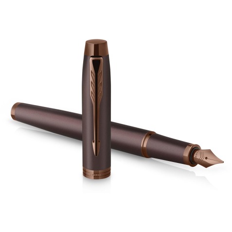 Parker IM Monochrome vulpen Bordeaux, fijn, giftbox