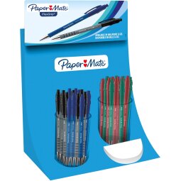 Paper Mate balpen Flexgrip Ultra RT, display met 96 stuks, assorti