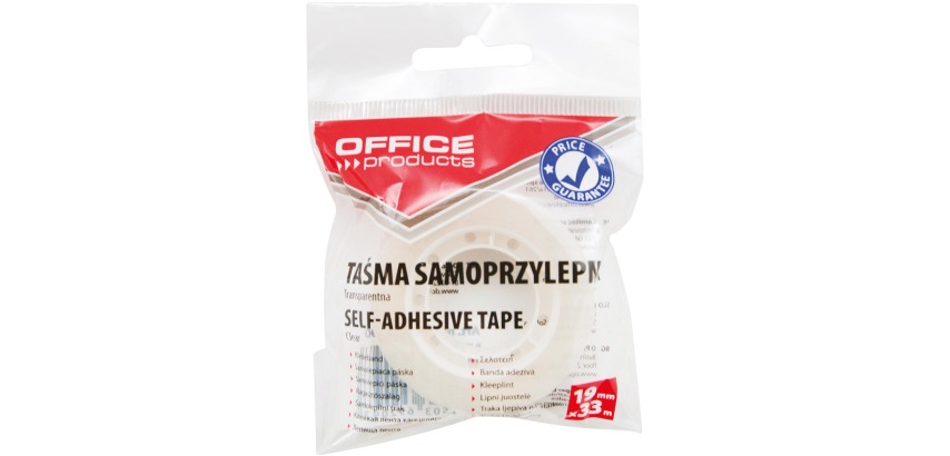 OFFICE Produkte Klebeband, 19 mm x 33 m, transparent