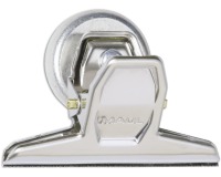 MAUL Pince-papier clip Bulldog pro avecaimant, chromé largeur 75mm, 3 pc argent clair