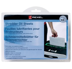 Rexel geoliede bladen, pak van 12 stuks