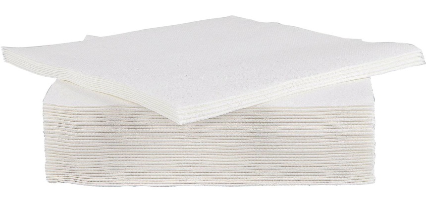 Cosy & Trendy serviette, 38 x 38 cm, blanc, 40 pièces