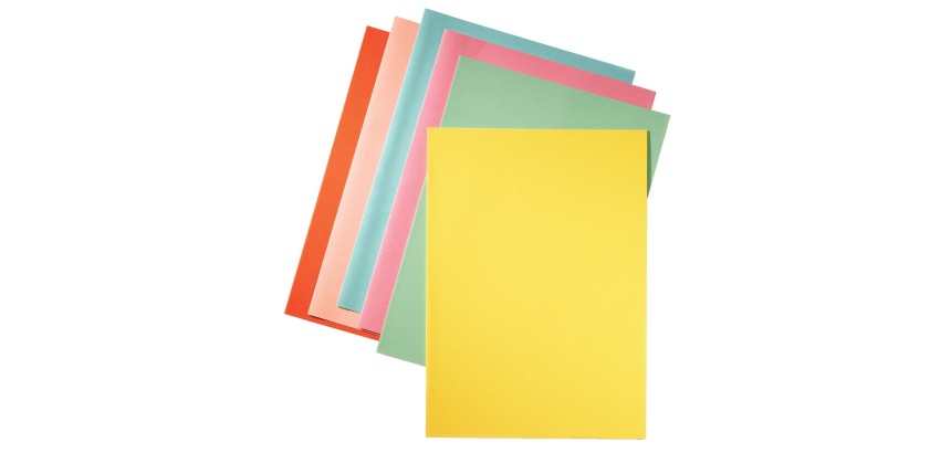 Esselte yellow filing folder, 80 g/m² paper, pack of 250 pieces