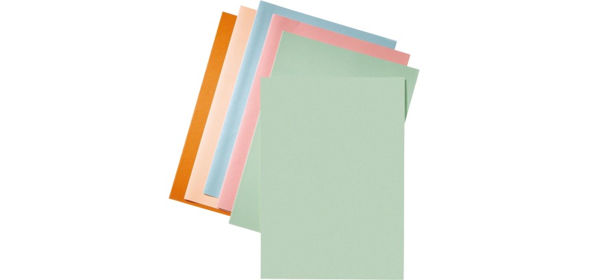 Esselte green filing folder, 80 g/m² paper, pack of 250 pieces