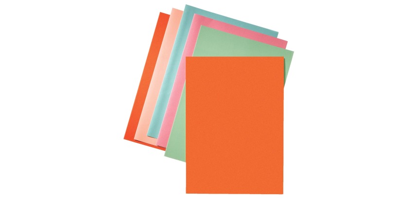 Esselte orange filing folder, 80 gsm paper, pack of 250 pieces