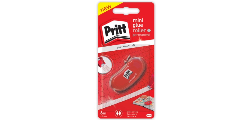 Pritt lijmroller Mini, op blister