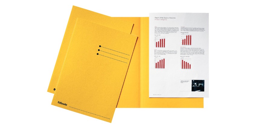 Printed folder 180 g Esselte 22 x 31,5 cm - Pack of 100