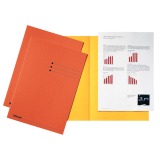 Esselte chemise de classement, orange, carton de 180 g/m², paquet de 100 pièces