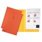 Esselte chemise de classement, orange, carton de 180 g/m², paquet de 100 pièces
