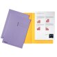 Esselte chemise de classement lilas, carton de 180 g/m², paquet de 100 pièces