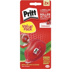 Pritt dérouleur de colle Compact, permanent, 2ième moitié prix, sous blister