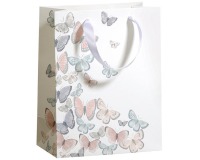 Sac cadeau Tender Butterflies, M, 22 x 18 x 10 cm