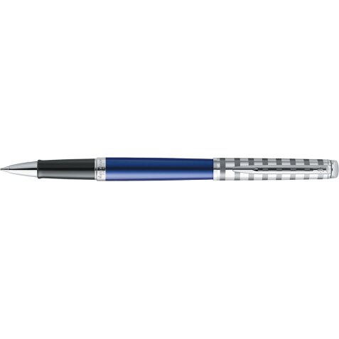 Waterman roller  Hémisphère Deluxe Marine Blue met palladium detail