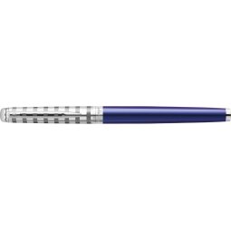 Waterman stylo plume Hémisphère Deluxe Marine Blue avec détail en palladium