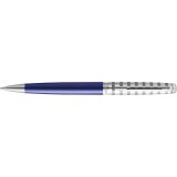 Waterman balpen Hémisphère Deluxe Marine Blue met palladium detail