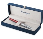 Waterman roller Hémisphère Deluxe Red met palladium detail