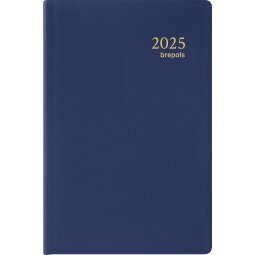 Brepols agenda Delta Seta 6-talig, blauw, 2025