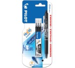 Pilot Frixion Clicker gel ink roller, blister pack of 4 pieces (1 gel ink roller + 3 refills), black
