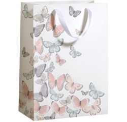 Geschenkzak Tender Butterflies, L, 33,5 x 26 x 13,5 cm