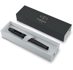 Parker IM Achromatic Matt Black Rollerball GB Fin