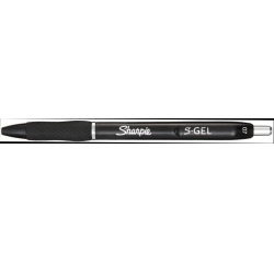 Stylo gel Sharpie S-gel Medium noir blister 3 pièces