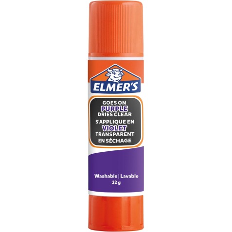 Elmer's disparition des colles en bâtons de 22 g, sous blister, violet