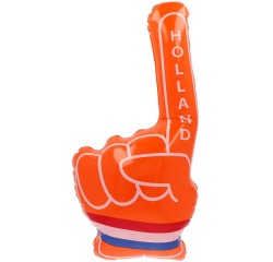 Orange hand, inflatable