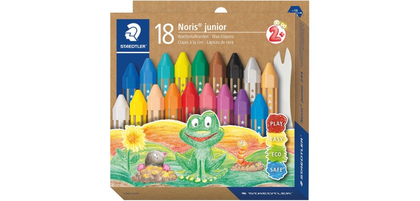 Staedtler Noris Junior wax crayon, 18-piece set