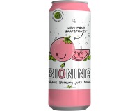 Bionina Lady Pink Grapefruit, canette de 33 cl, paquet de 12 pièces