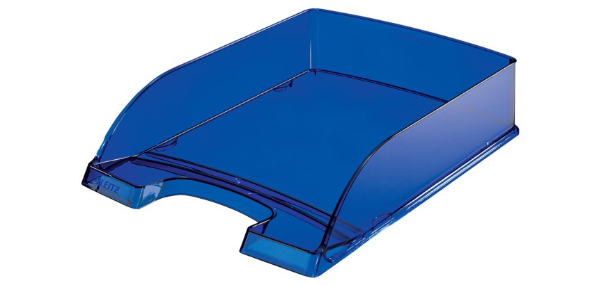 Leitz Plus Letter Tray 5226 Transparent Blue