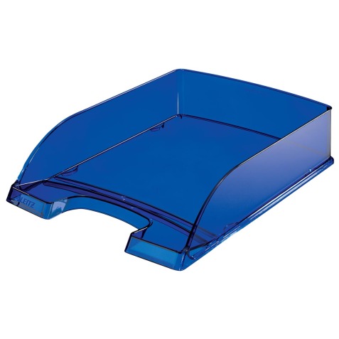 Leitz brievenbakje Plus 5226 blauw transparant