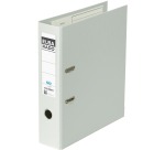 Elba Rado Plast binder, gray, 8 cm spine