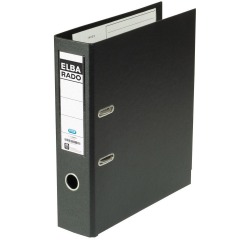 Elba Rado Plast classeur, noir, dos de 8 cm
